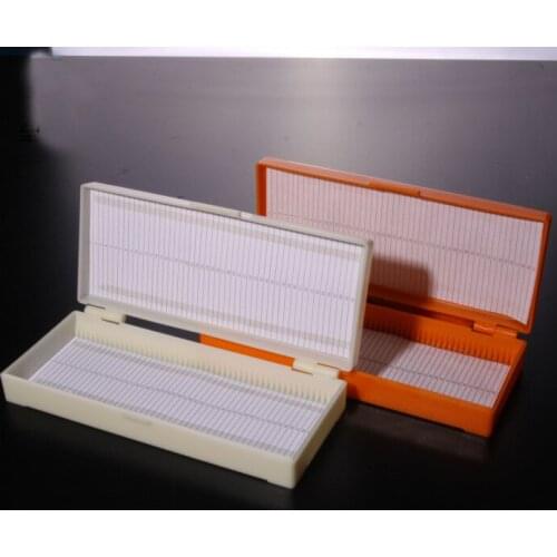 High quality Microscope Slide Box Can load 50pcs slides high strength ABS material laboratory equipment free shipping