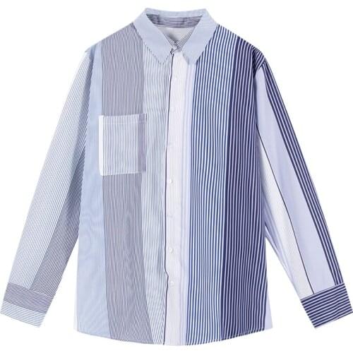 Cheap wholesale 2021 spring summer autumn new fashion casual ladies work women Blouse woman overshirt female OL Vy1518