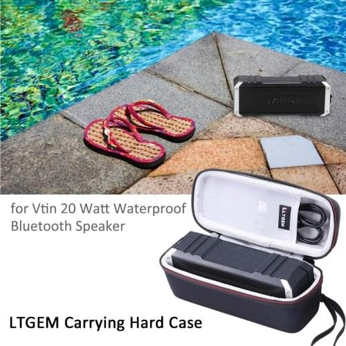 LTGEM EVA Hard Case for Vtin 20W Outdoor Bluetooth Speaker & VTIN Waterproof Portable Bluetooth Speaker