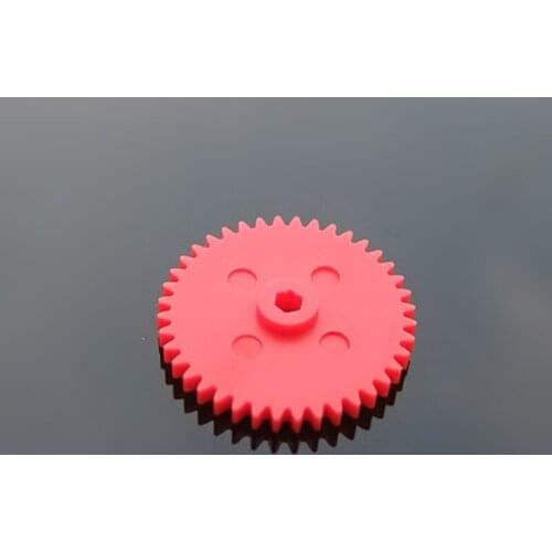 10/100pcs 0.4M 40teeth Hexagon hole gear/plastic gear/diy model toys/Motor Gear/baby toys/Technology model accessories