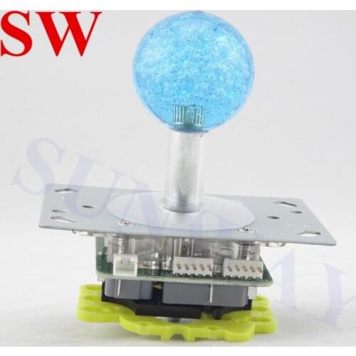 12V LED Illuminated Arcade LED Joystick Switchable 2/4/8 Way For Windows Systems & Raspberry Pi & MAME Games 5 color