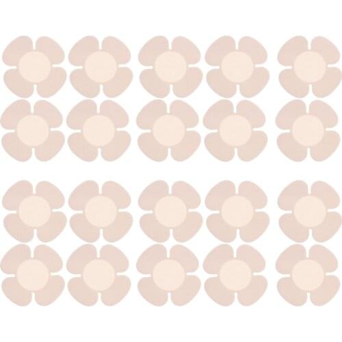20Pcs Nipple Covers Breast Pasties Disposable Self Adhesive Bra Sticker Pads Breast Nipple Cover Lift Up Bra Pad Invisible