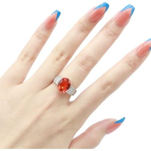 25x21mm Delicate Fine Cut Created Fire Rainbow Mystitc Blue Topaz Bright Zircon For Women Dating Silver Rings Bride Fine Jewelry