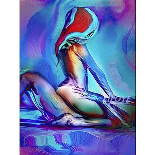 5D DIY Diamond Painting Sexy woman Pictures Full Square Round 3D Diamond Embroidery Crystal Mosaic Art Home Decoration Gift DF91