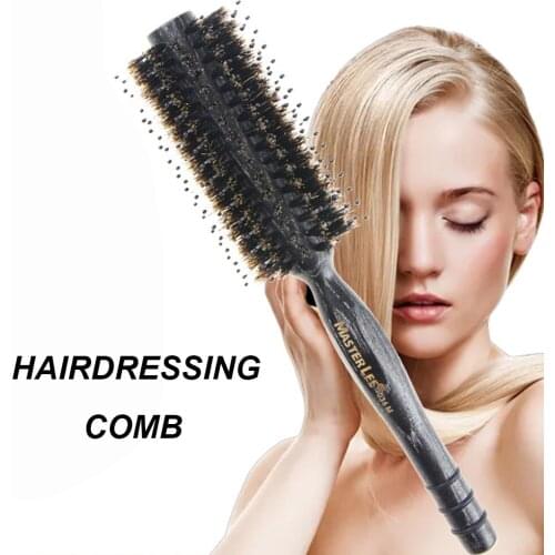 Anti-static Hairdressing Combs Ergonomic Handle Hair Brush Portable Hair Care Tool Combs for Curl/Straight Hair