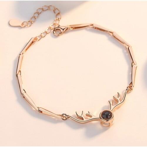 Fashion bracelet 100 languages I love you couple bracelet lover jewelry