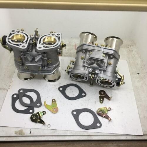 Carburador SherryBerg 44IDF con cuerno de aire y juntas para VW Porsche Fiat Bug Beetle repece weber dellortor fajs empi carb pa