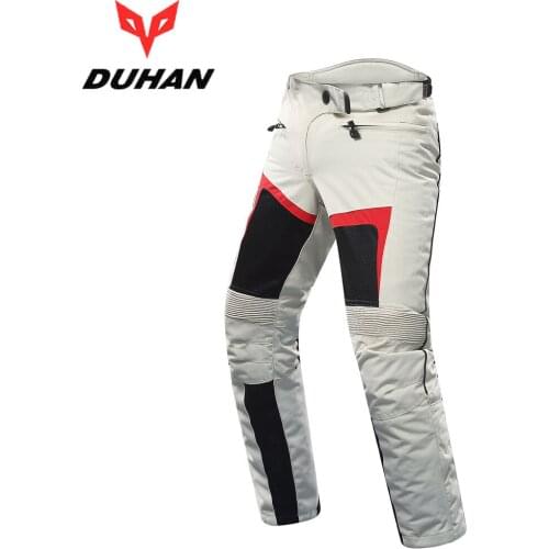DUHAN Motorcycle Pants Motorbike Motocross Racing Knee Protective Casual Pants Pantalon Moto Riding Pants For Mens