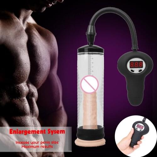 Penis Enhancement Sex Toys for Men Automatic Penis Pump Male Masturbation Vacuum Pump Penis Enlarger Extender Electric