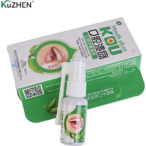 Chinese Herbal Cream Treatment Mouth Clean Oral Spray Treatment Of Oral Ulcer Pharyngitis Halitosis Sore Throat Cool Fresh Spray
