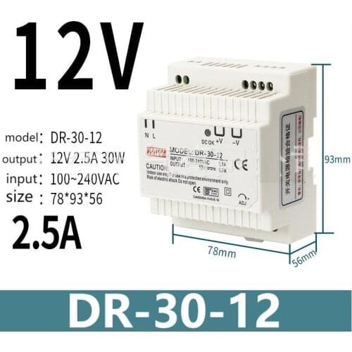 MDR NDR dr-60w-24 V Mingwei rail switching power supply 220 V to DC 12 V 24 V power switch SUSWE