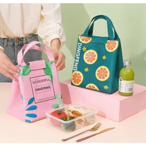 Multifunction Cooler Bag Lunch Bag Fashion Summer Multicolor Bags Women Waterpr Hand Pack Thermal Breakfast Box Picnic Travel