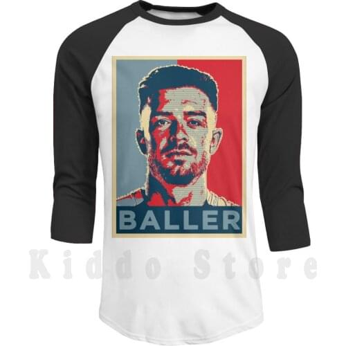Baller Grealish Poster Hoodie Long Sleeve Baller Jack Grealish English Epl England National Team Villa Park Jack