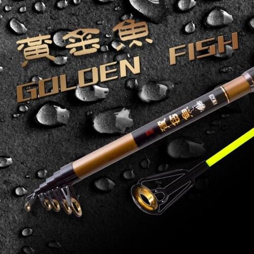 Jinsong Golden Fish Super Stiff Bolognese Extra-Fast Carbon Telescopic Fishing Rods 2.1 2.4 2.7 3 3.6Meters Light Weight
