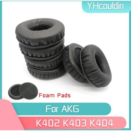YHcouldin Earpads For AKG K402 K403 K404 Headphone Accessaries Replacement Wrinkled Leather