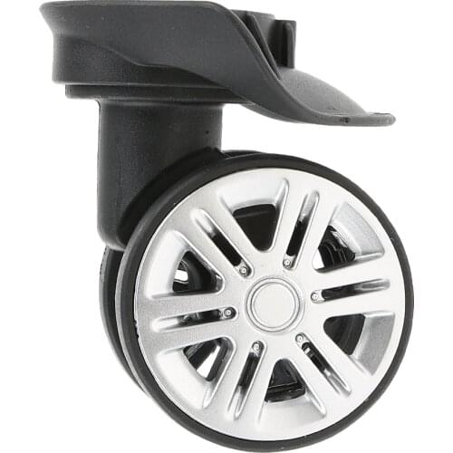 1 Pair A19 Luggage Casters Replacement Suitcase Dual Roller Mute Wheels