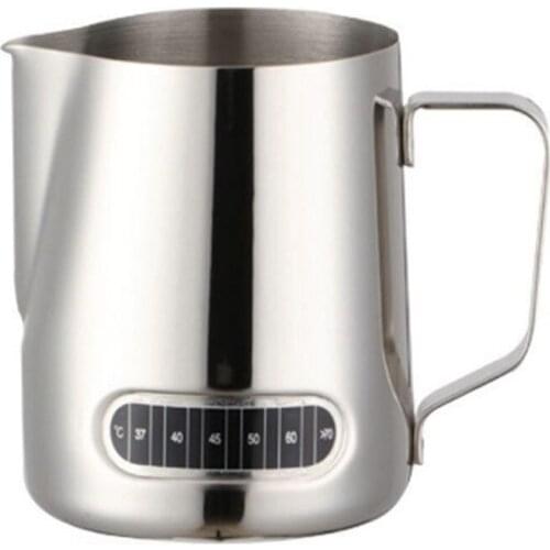 1PC 600ML Coffee Mug Pot Flower Pulling Cup Mug Temperature Display Sticker High-Quality Stainless Steel Cup easy to clean