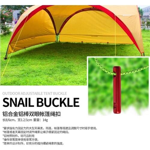 1PC Outdoor Camping Aluminum Alloy Cord Rope Tensioners Line Locks Tent Accessory Travel Hike Camping Hook Buckle Tensioner Kit