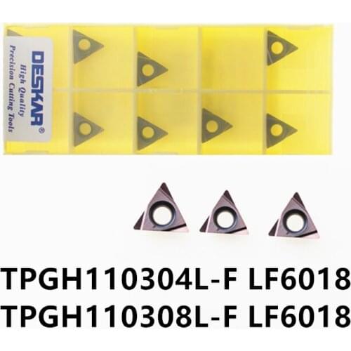 10pcs TPGH110304L-F LF6018 for stainless steel boring insert CNC turning cutting carbide