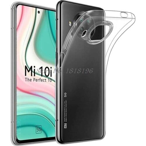 TPU Case For Xiaomi Mi 10i 5G Case Silicon Transparent Back Cover Telefon Protector For Xiaomi 10i Funda Back Bumper Soft Rubber