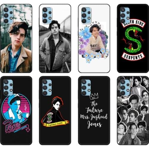 Black tpu Case For Samsung galaxy A32 A42 A52 A72 4g 5g S21 PLUS ultra back cover tv riverdale Jughead Jones