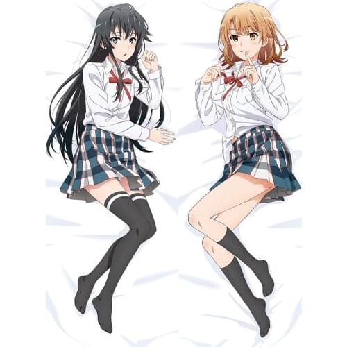 Dakimakura Anime Yukinoshita Yukino Isshiki Iroha My Teen Romantic Comedy SNAFU Pillowcase Life Size Body Pillow Cover