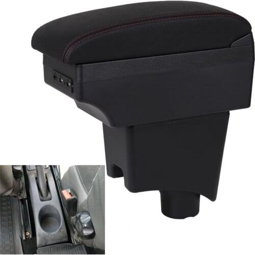 For Renault Logan Armrest Box Logan 1-2 Universal Car Central Armrest Storage Box modification accessories