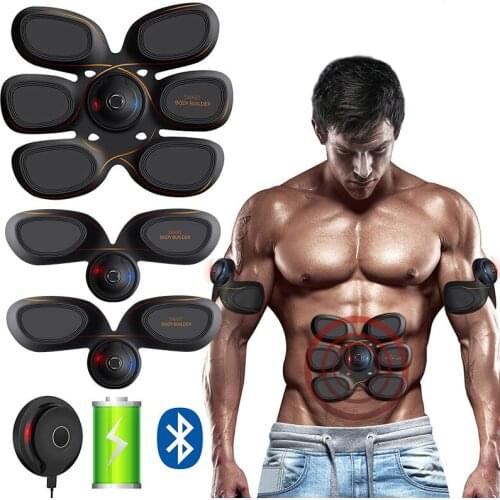 Electric Smart Abdominal Muscle Trainer EMS Muscle Stimulator Hip Trainer Abdomen Arm Exercise Machine Workout Equiment