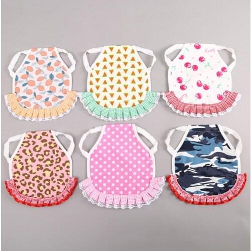 Chicken Saddle Hens Apron with Elastic Adjustable Straps Fruit Polka Dot Print Duck Jacket Poultry Wing Back Feather Protector