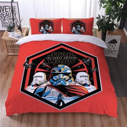 Star Wars The Force Awakens Duvet Cover Sets 3d Comforter Bedding Sets Polyester Pillowcases Bed Sets for Adults Children Gifts