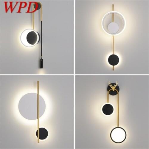 WPD Nordic Creative Wall Sconces Lamp Contemporary Light Fixtures for Home Indoor Living Room Decoration