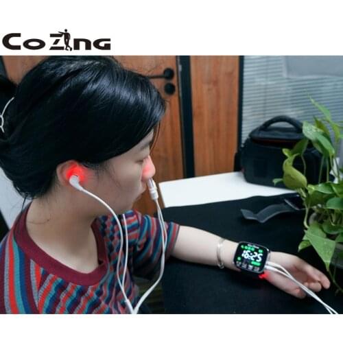 2021 COZING Hot Selling Laser Watch Otitis Media Improved Blood Circulation Medical Therapy Device Laser Watch