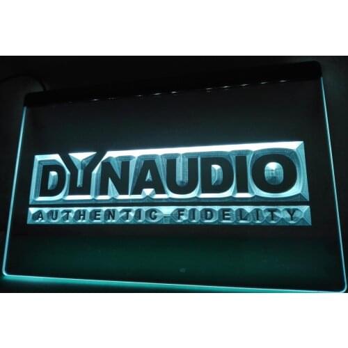 LL048- Dynaudio Home Theater Audio LED Neon Light Sign home decor crafts