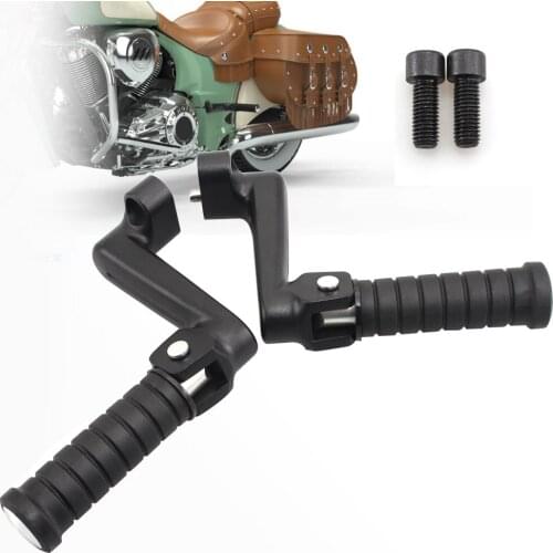Motorcycle Rear Foot Rests Pegs Pedal Passenger Footpeg For Indian Chief Chieftain Dark Horse Vintage Classic Roadmaster
