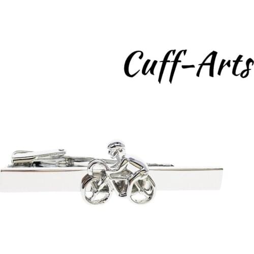 Men Metal Cyclist Tie Clip Novelty Simple Necktie Tie Bar Clasp Clip Clamp Pin Men For Business Necktie Tie Clasps T10026