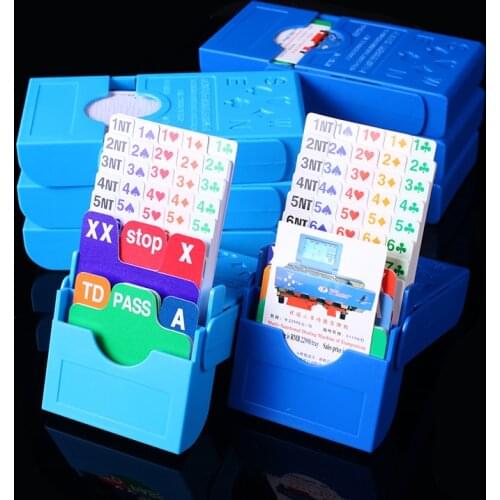 4 SETS / LOT English Bridge Cards Set with Bridge Bidding Box & Bridge Playing Cards Together Play In Tournment