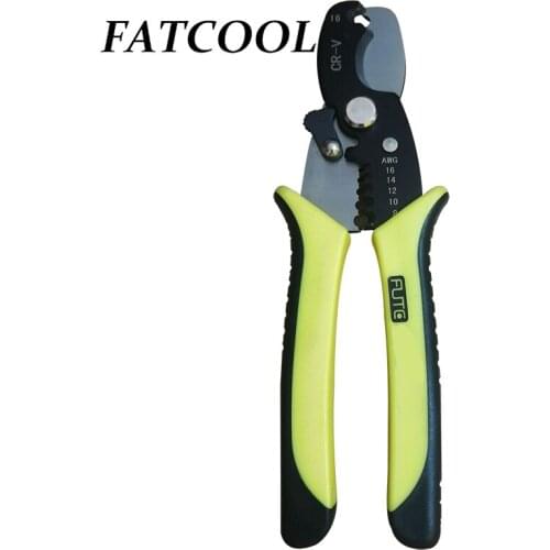 FATCOOL Crimping Pliers Wire Stripper Multi functional Snap Ring Terminals Crimpper Electrician Manual Cable Stripping MultiTool
