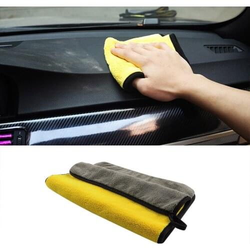 YOLU Polyester Thick Auto Care Detailing Polishing Microfiber Fiber Home Washing Super Absorbent Car Towel Cleaning Cloths