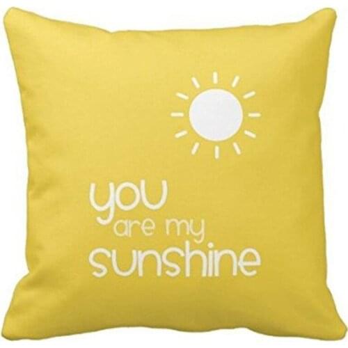 Simple Design Pillowcase Good Vibes Only Throw Pillow Cover 18 x 18 Inches