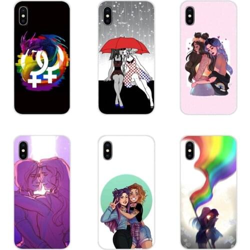 Gay Lesbian LGBT Rainbow Flag Pride Transparent Soft Covers For Xiaomi Redmi Note 3 4 5 6 7 8 Pro Mi Max Mix 2 3 2S Pocophone F1