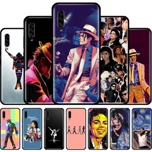 Silicone Case For Samsung Galaxy A50 A51 A71 A10 A21s A20 A30 A40 A70 A11 A21 A31 A41 Back Cover Coque Michael Jackson Fundas