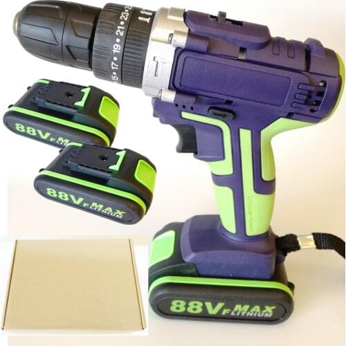 Impact Cordless Screwdriver Cordless Drill Impact Electric Drill Power Tools Hammer Drill Electric Drill Hand
