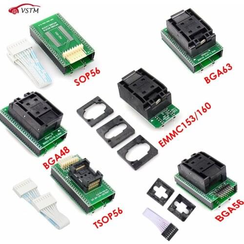 100% Original BGA63 BGA64 BGA48 BGA169 Adapters Only For XGecu T56 Nand Programmer with Free shipping