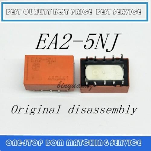 5PCS/LOT Relay EA2-5NJ 5VDC 10PIN EA2-5