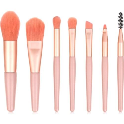 7pcs Makeup Brushes set Cosmetic Tools For Powder Foundation Blending Eyebrow Brush Facial Make Up Tools kit