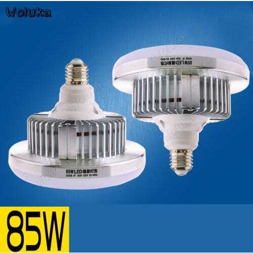85W 2PCS LED Light Bulb Set 5500K or 3200K E27 No Strobe Lamp Bulb For Product Photography Accessories FotoStudio CD50 T10
