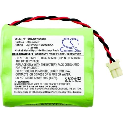 Cameron Sino 2000mAh battery for BT Freelance 1 2 Freestyle 1000 300 500 600 C49AA3H Cordless Phone Battery