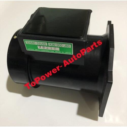 Original Air Flow Meter MAF Sensor 22680-02U00/2268002U00/A36000J60/RB25DET/RB20DET 5 Pin for 1989-1995 Nnissan Skyline 2.5 2.0