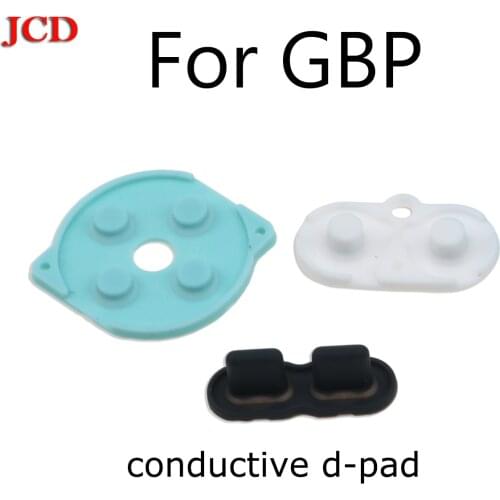 JCD New For GBP Rubber Conductive Buttons A-B D-pad For Gameboy Pocket Classic for GBP Silicone Start Select Keypad