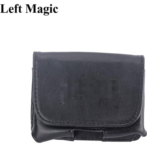 Leather Card Guard Playing Card Deck Carrier Case (Can Hold Two Decks) Card Clip Magic Tricks Close Up Accessories Gimmick Props